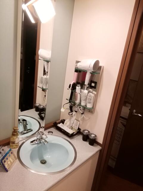 HOTEL WILL BAY CITY亀戸(江東区/ラブホテル)の写真『202号室利用。ｺﾝﾊﾟｸﾄな洗面台です。(21,6)』by キジ