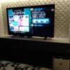 Hotel Queen(クィーン)(豊島区/ラブホテル)の写真『405号室 ベッドの足元にテレビ。』by なめろう
