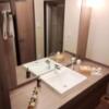 HOTEL現代楽園　大和店(大和市/ラブホテル)の写真『43号室、洗面所です。(21,6)』by キジ