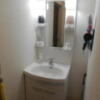 ホテルシティ(立川市/ラブホテル)の写真『206号室、洗面所は入り口脇にありました。』by もんが～