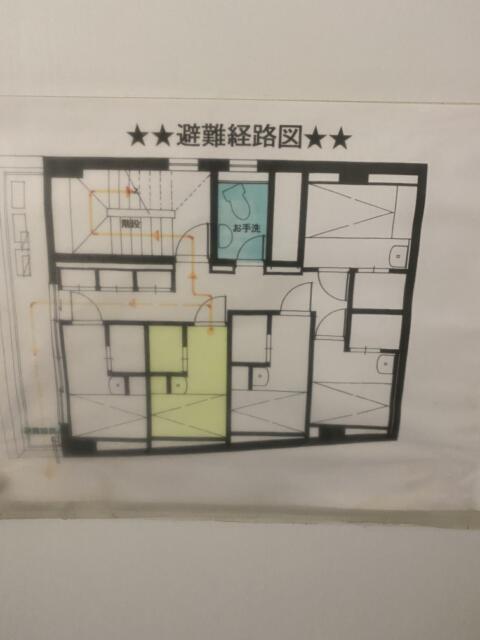 Re-Zan～リザン～(港区/ラブホテル)の写真『16号室(避難経路図)』by こねほ