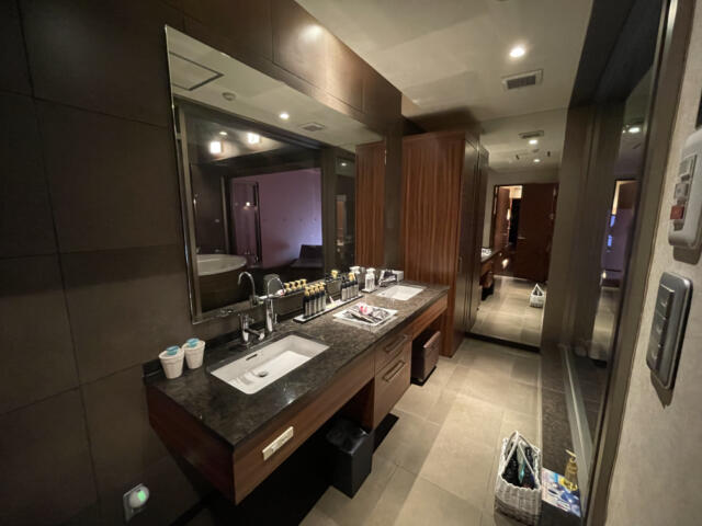 ホテルＷ(越谷市/ラブホテル)の写真『207号室　洗面台』by 冷やっこ