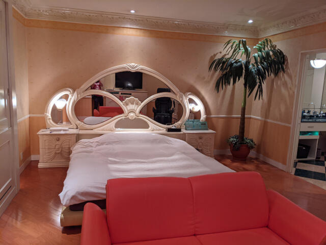 フェスタ相模原(相模原市/ラブホテル)の写真『415号室　ベッド』by ランベア