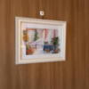 ホテル大山(新宿区/ラブホテル)の写真『306号室　さりげなく絵がかけられていたりしました。』by angler