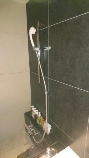 HOTEL IROHA（イロハ）(港区/ラブホテル)の写真『207号室（浴室シャワー部分。スライド固定式でヘッドは壁向き）』by 格付屋