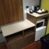 SARA五反田(品川区/ラブホテル)の写真『602号室 食器類、電子レンジ、持ち込み用の冷蔵庫。』by なめろう