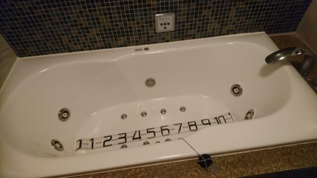 GRAND CHARIOT(グランシャリオ)(新宿区/ラブホテル)の写真『207号室（浴槽幅110㎝（ペットボトル505本分））』by 格付屋