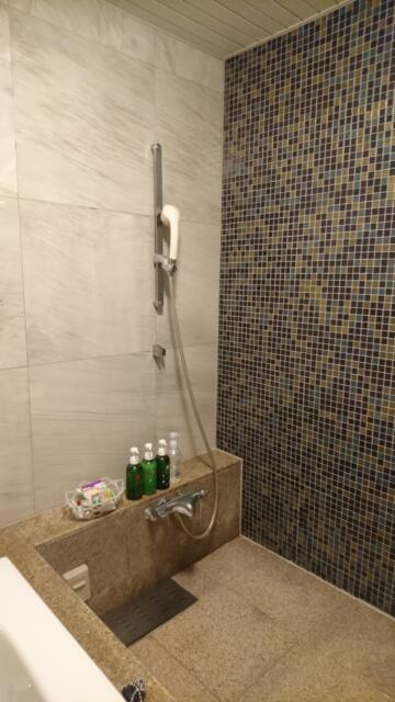 GRAND CHARIOT(グランシャリオ)(新宿区/ラブホテル)の写真『207号室（浴室奥からシャワー部分）』by 格付屋