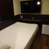 池袋セントラルホテル(豊島区/ラブホテル)の写真『401号室 ベッド足元方向TV』by Plumper