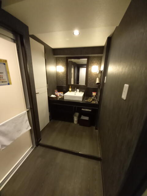 ZERO(渋谷区/ラブホテル)の写真『102号室の入って右手突き当たりに洗面台』by angler