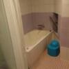フォーラム(新宿区/ラブホテル)の写真『502号室 浴室②(脱衣スペースとはカーテンで仕切るので、飛沫が飛んで脱衣スペースが濡れます。お気をつけて)』by 舐めたろう