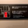 BAMBOO GARDEN(墨田区/ラブホテル)の写真『506号室　避難経路図』by INA69