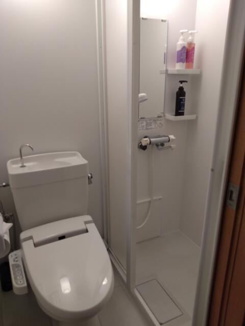 マンゴスチンホテル(町田市/ラブホテル)の写真『504号室 シャワー室&amp;トイレ』by ましりと