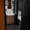 ニューポート(立川市/ラブホテル)の写真『103号室、洗面所とトイレ』by もんが～