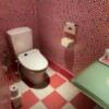 HOTEL The AMERICAN(アメリカン)(江戸川区/ラブホテル)の写真『505号室 ベッド脇の扉を開けるとすぐにトイレと洗面台』by ネコシ