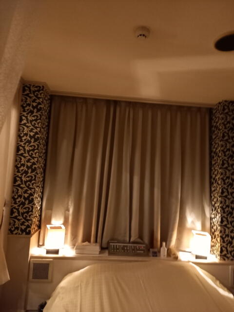 シャトン(新宿区/ラブホテル)の写真『302号室のベット上、照明がない』by angler