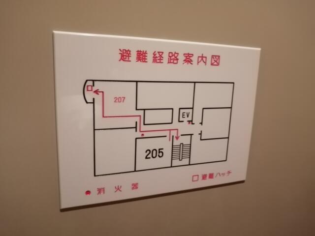 HOTEL MALTA（マルタ）(新宿区/ラブホテル)の写真『205避難経路図』by 3月9日