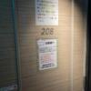 ホテル M by 南の風風力3(沼津市/ラブホテル)の写真『208号室入口３』by 一刀流