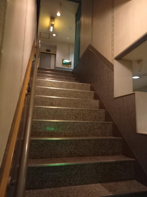 ホテルいいじま(新宿区/ラブホテル)の写真『2階から３階に上がる階段』by angler
