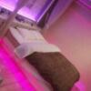 HOTEL BALS RESORT&SPA(川口市/ラブホテル)の写真『604号室のベッドスペース、何故かカーテンが！』by ヒロくん!