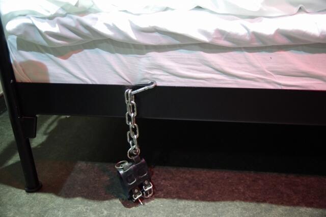 ALPHA-IN（アルファイン）(港区/ラブホテル)の写真『204号室　ベッドの拘束用枷』by マーケンワン