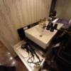 HOTEL ZERO MARUYAMA(渋谷区/ラブホテル)の写真『101号室の洗面台下の引き出し ドライヤー類』by angler