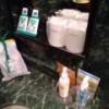 サンモリッツエコ(台東区/ラブホテル)の写真『121号室 洗面台脇。マウスウォッシュを用意してくれているのは非常に助かります。』by きょうけん