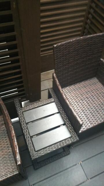 Petit Bali(プティバリ) 東新宿(新宿区/ラブホテル)の写真『553号室・露天スペースのテーブル&amp;椅子』by 郷ひろし（運営スタッフ）