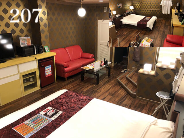 ホテル レスポアール(大牟田市/ラブホテル)の写真『207号室(※ホテル関係者の提供)』by どんちゃん（運営スタッフ）