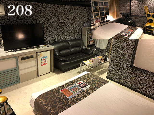 ホテル レスポアール(大牟田市/ラブホテル)の写真『208号室(※ホテル関係者の提供)』by どんちゃん（運営スタッフ）