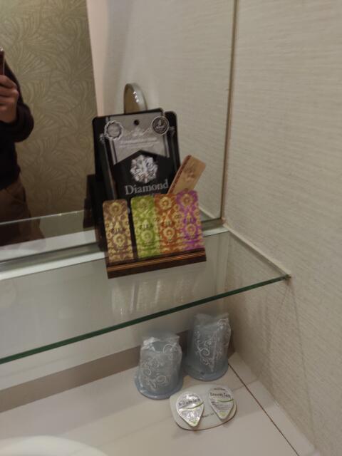 ホテルLagoon（ラグーン）名古屋(名古屋市中区/ラブホテル)の写真『608号室　洗面所　アメニティ２』by エロスギ紳士