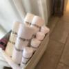 HOTEL Dior7(ディオールセブン)(浜松市/ラブホテル)の写真『401号室　露天風呂用タオル(ベットルーム)』by ま〜も〜る〜