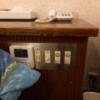 ペリカン(渋谷区/ラブホテル)の写真『205号室 枕元の調光とエアコンユニット』by angler