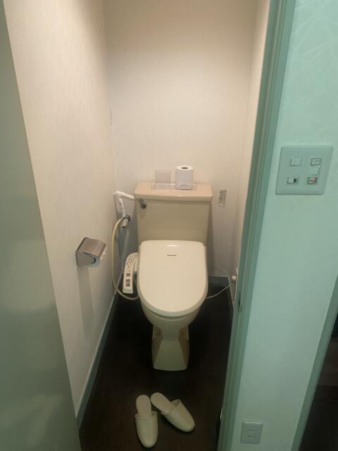 ホテルスマイル(豊島区/ラブホテル)の写真『401トイレです。狭いけど、十分です。』by tarrr