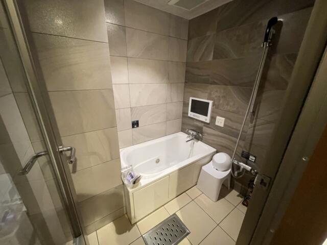 HOTEL EXE（エグゼ）(台東区/ラブホテル)の写真『206号室　バスルーム　浴槽は普通。綺麗』by tatsunofull