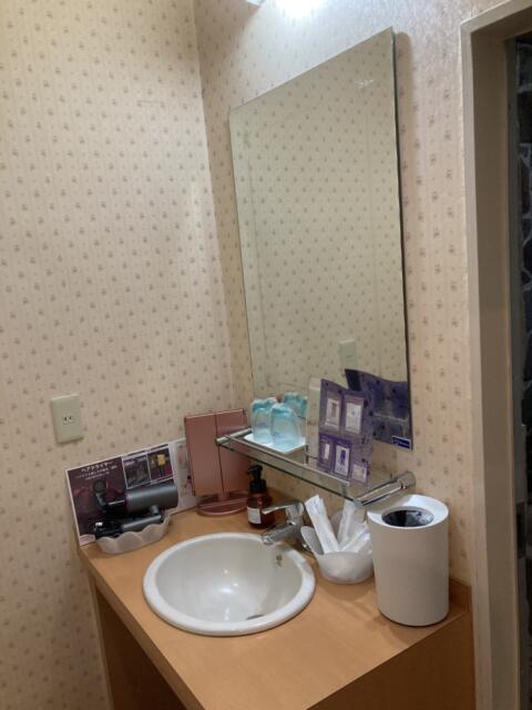 丘のホテル Ageha Spring(福島市/ラブホテル)の写真『101号室　洗面所』by まさおJリーグカレーよ