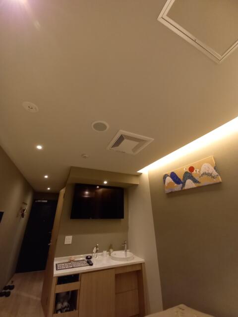 ホテル 小山 (KOYAMA）(新宿区/ラブホテル)の写真『203号室　ベットの上に天井照明はなく、間接照明。眩しくない。』by angler