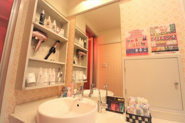 ホテル シルクロード(東大阪市/ラブホテル)の写真『208号室洗面台（ホテル関係者の提供）』by さかみち（運営スタッフ）
