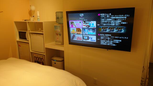 ホテル プリモ(神栖市/ラブホテル)の写真『102号室　テレビ』by ないとん