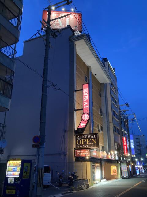 AI 堺東店(アイ サカイヒガシテン)(堺市堺区/ラブホテル)の写真『夜の外観』by まさおJリーグカレーよ