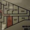 HOTEL HERME（エルメ）(渋谷区/ラブホテル)の写真『308号室　避難経路図』by ところてんえもん