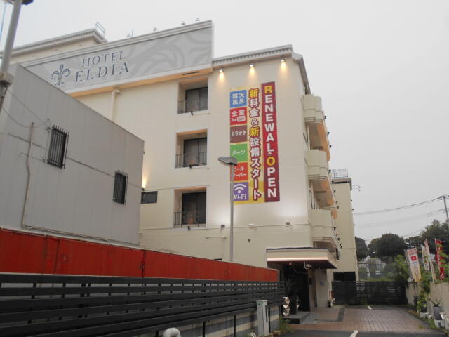 HOTEL ELDIA(エルディア) 町田店(横浜市旭区/ラブホテル)の写真『昼の外観（国道16号側）』by もんが～