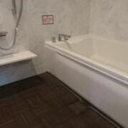 PAL HOTEL 諫早店(諫早市/ラブホテル)の写真『205号室、浴室の中、右に浴槽、左が洗い場、新しくて広く気持ちが良い。』by 猫饅頭