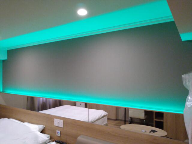 HOTEL ALLURE～アリュール～(船橋市/ラブホテル)の写真『306号室 照明「緑」』by なめろう