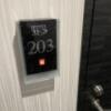 HOTEL 31（サーティワン)(船橋市/ラブホテル)の写真『203号室 玄関ルームナンバー』by Infield fly