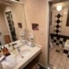 ホテルSAVOY(台東区/ラブホテル)の写真『202号室洗面。洗面の真後ろがトイレ』by tatsunofull