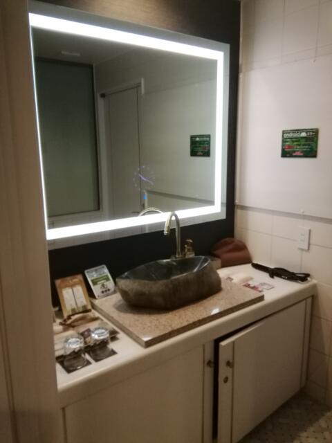 アルティア ダイナソー町田店(町田市/ラブホテル)の写真『704号室、洗面所です。枠が光ります。(22,10)』by キジ