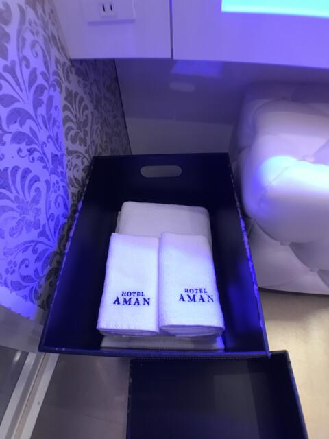 HOTEL AMAN(アマン)(浜松市/ラブホテル)の写真『227号室　タオル』by ま〜も〜る〜