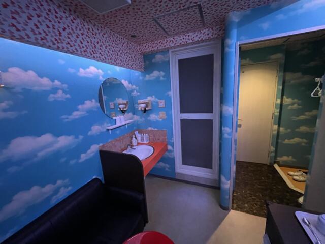 新日本プラザホテル(船橋市/ラブホテル)の写真『R75号室　ベッド側から玄関方向』by Infield fly