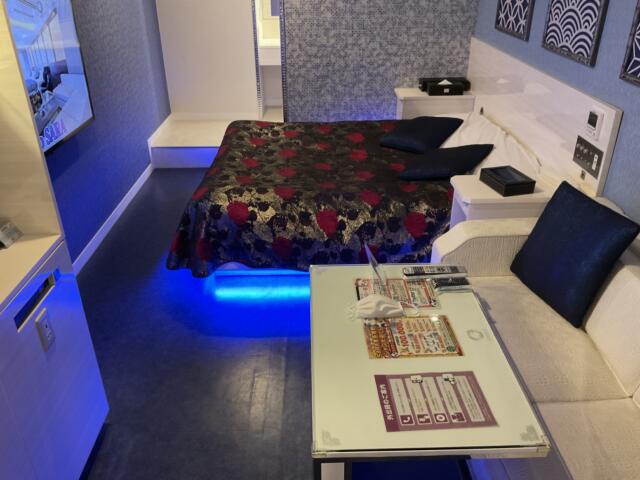 SARA船橋(船橋市/ラブホテル)の写真『204号室　部屋の全景　青を基調にしたお部屋です。』by 不惑より性欲